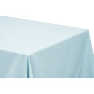 90"x156" Rectangular Oblong Polyester Tablecloth - Baby Blue