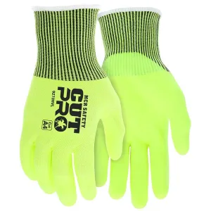 9273HVXXL MCR Safety CutPro Cut Resistant Gloves, Hypermax, 2X-Large, Yellow