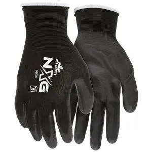 9669L MCR Safety Memphis Gloves, Large, Nylon, Black, Knit Wrist Cuff