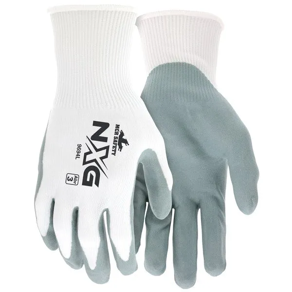 9694XL MCR Safety UltraTech Gloves, X-Large, Nylon, Gray, Knit Wrist Cuff