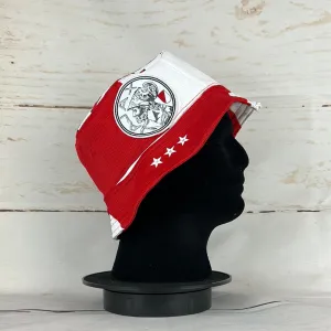 Ajax Amsterdam 2021-2022 Upcycled Home Shirt Bucket Hat