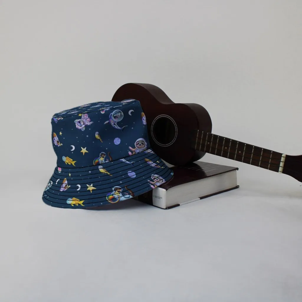 Animal Astronauts in Space Bucket Hat