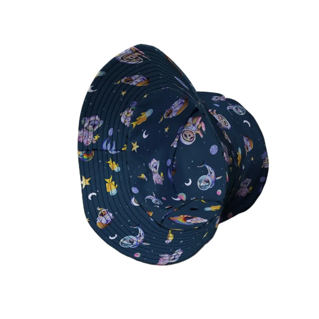 Animal Astronauts in Space Bucket Hat