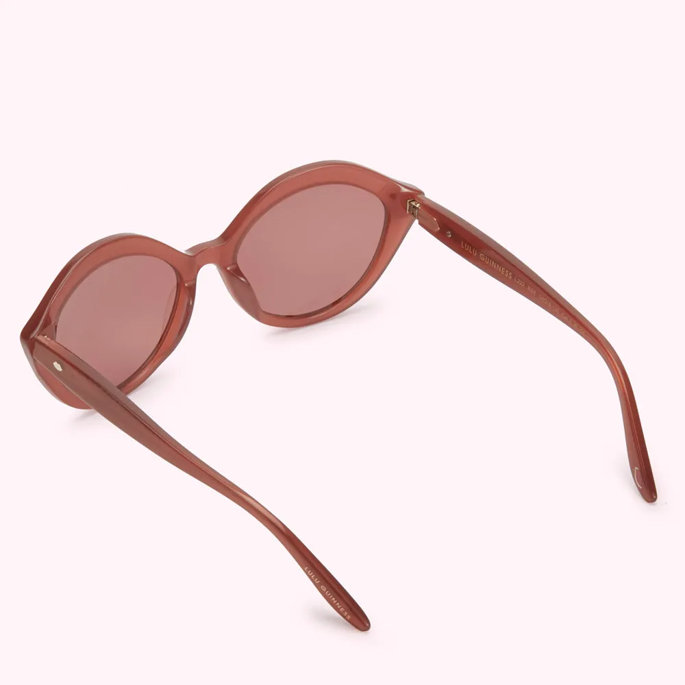 ANTIQUE ROSE LARGE CLASSIC SUNGLASSES