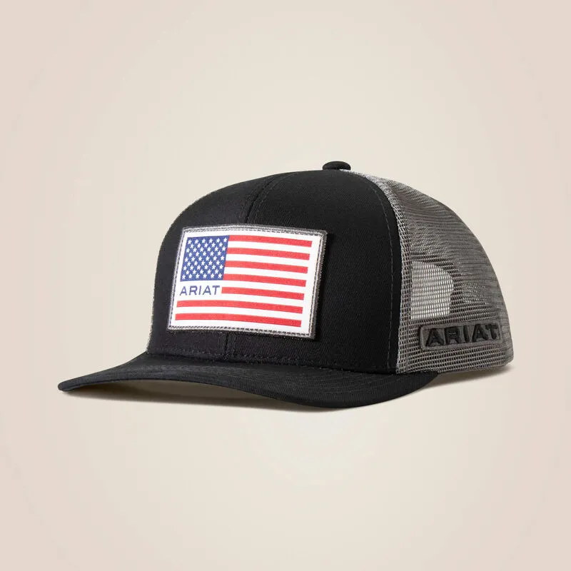 Ariat American Flag Logo Patch Cap - A300081101