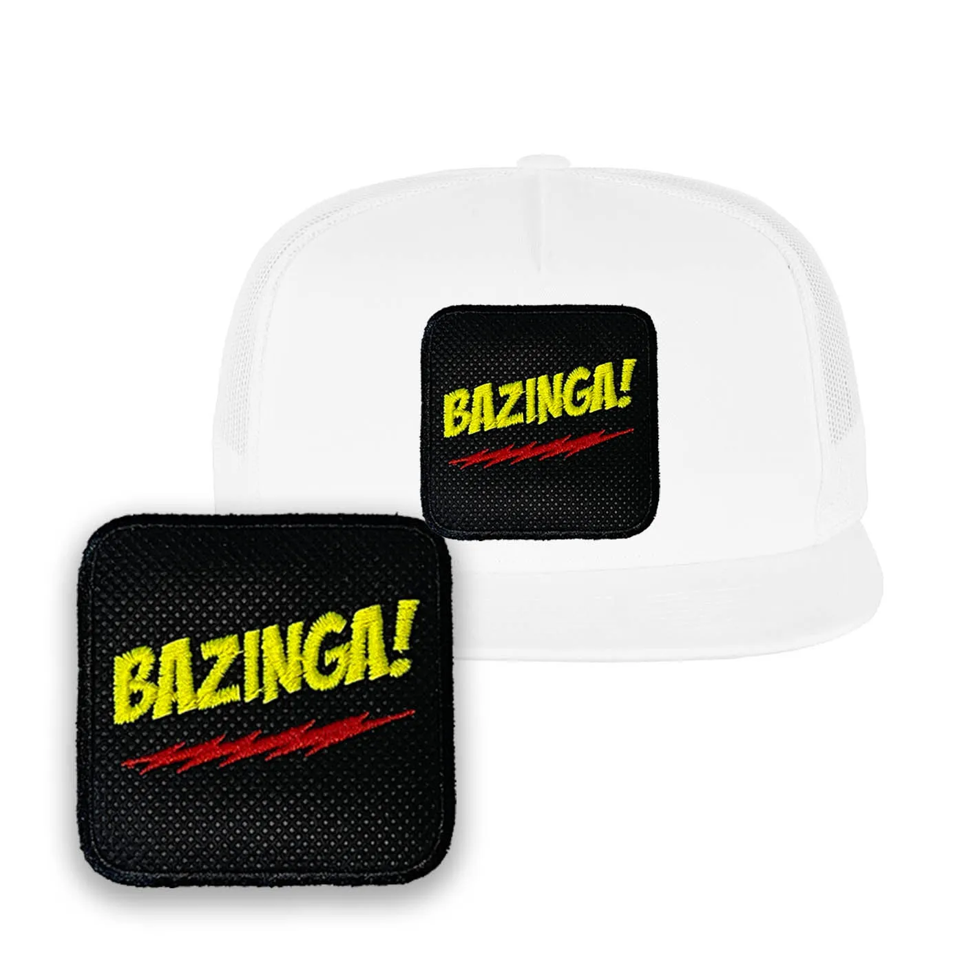 Bazinga Embroidered Baseball Cap Iconic Sheldon Cooper Phrase from The Big Bang Theory Forge Bros