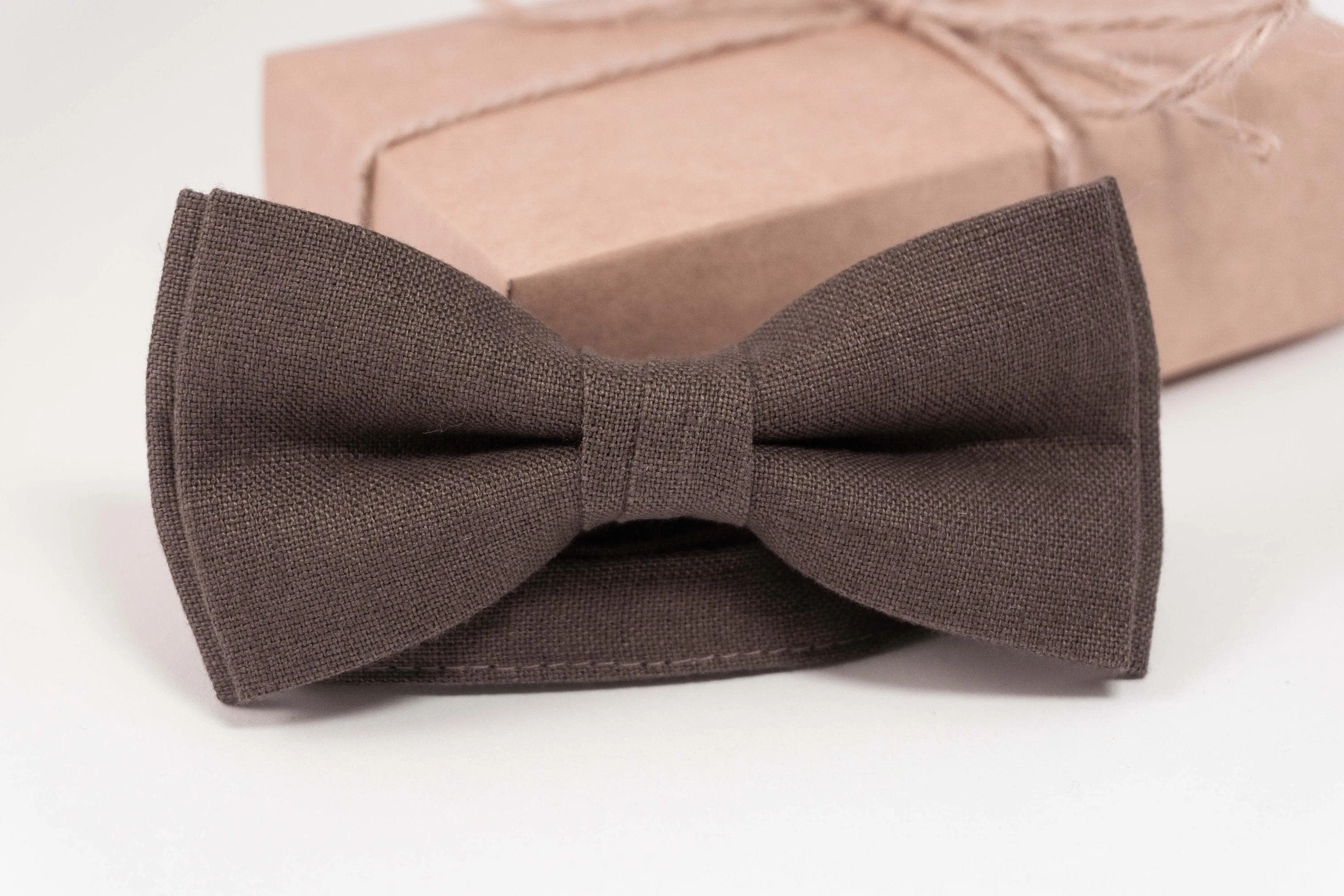 Brown bow tie for weddings | brown mens tie