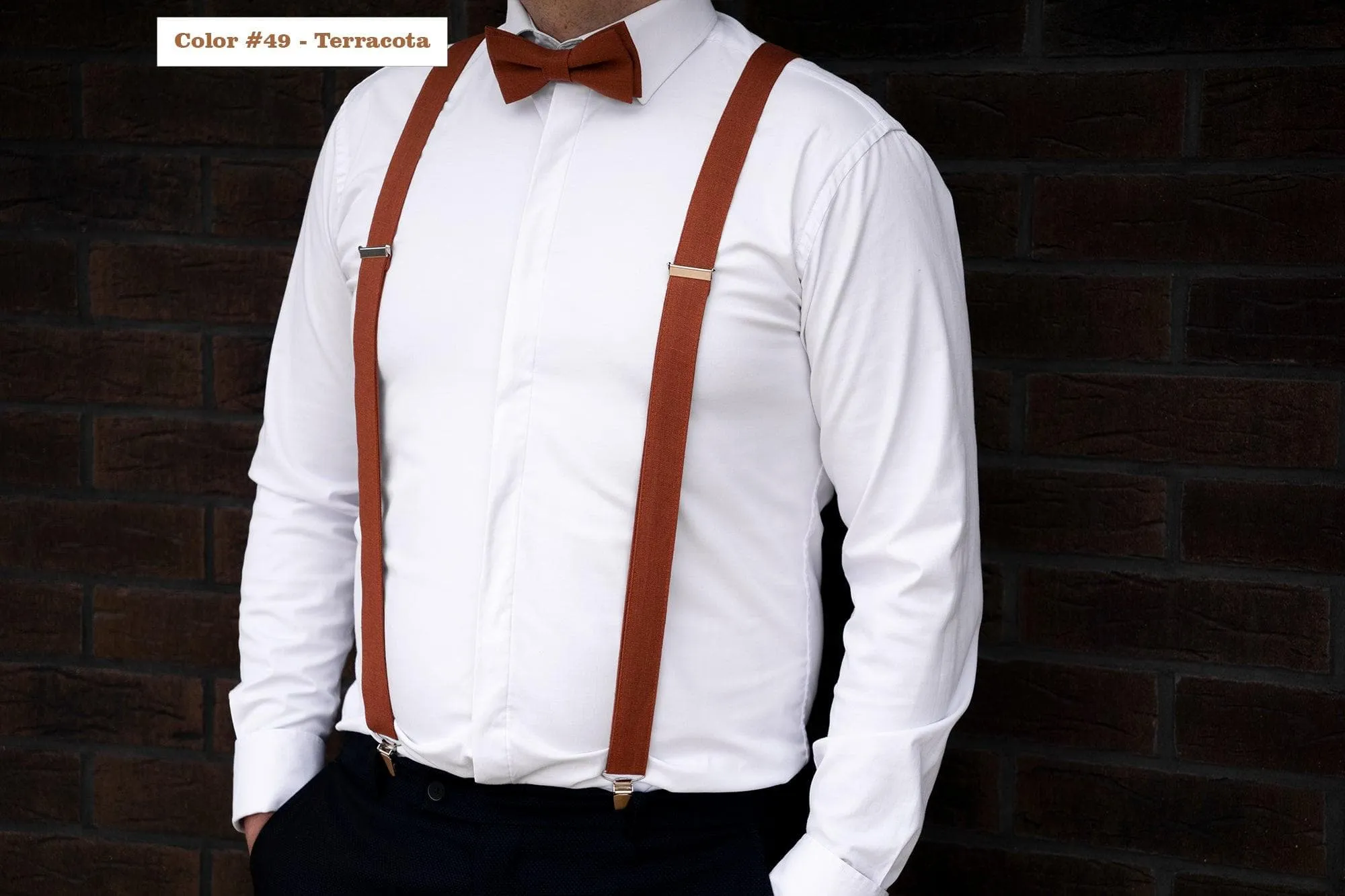 Brown bow tie for weddings | brown mens tie