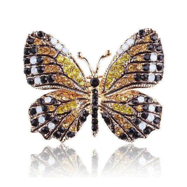 Butterfly Enamel Brooch Pins