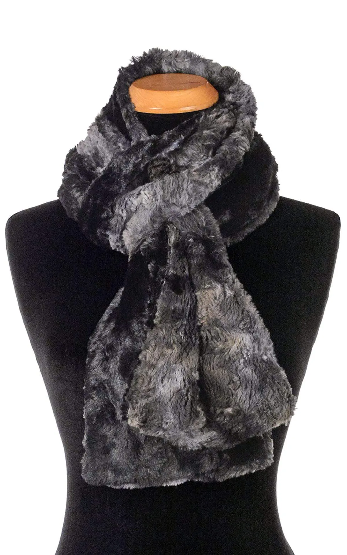 Classic Scarf - Luxury Faux Fur in Highland (Thistle - One Skinny Left!)