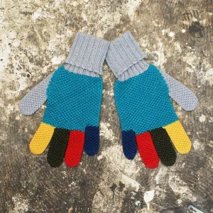 D&G Multicolour Knitted Gloves