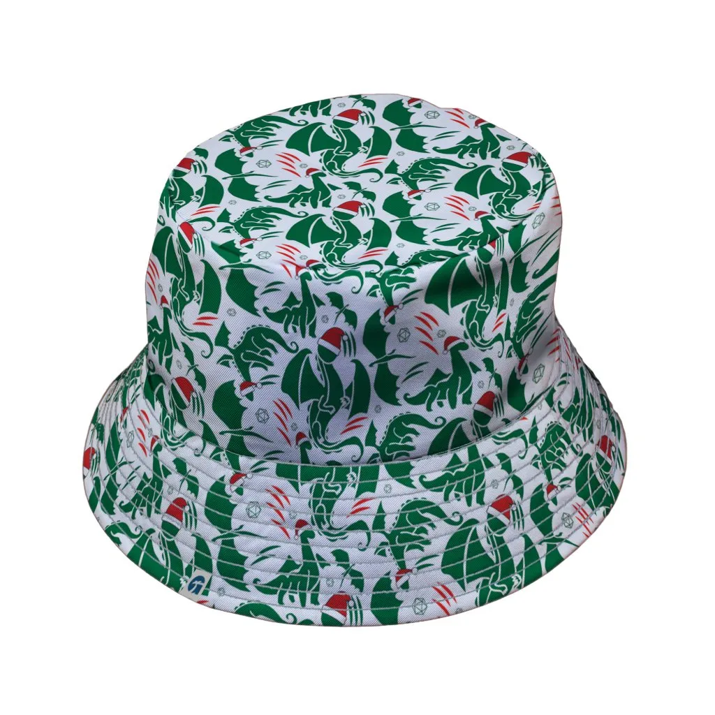 DND Santa Hat Dragons Bucket Hat