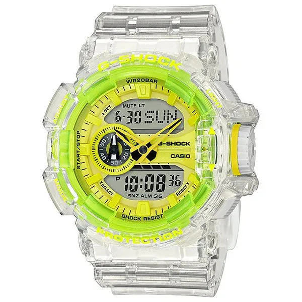 G-Shock Digital & Analogue Watch Transparent Series GA400SK-1A9 / GA-400SK-1A9