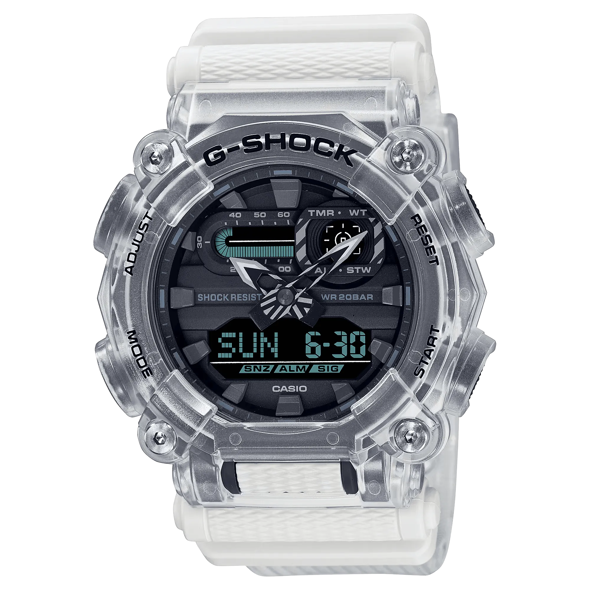 G-Shock Sound Waves Series Digital & Analogue Watch GA900SKL-7A / GA-900SKL-7A