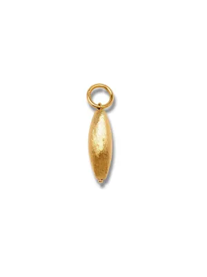 Gold Zeppelin Necklace Pendant Charm