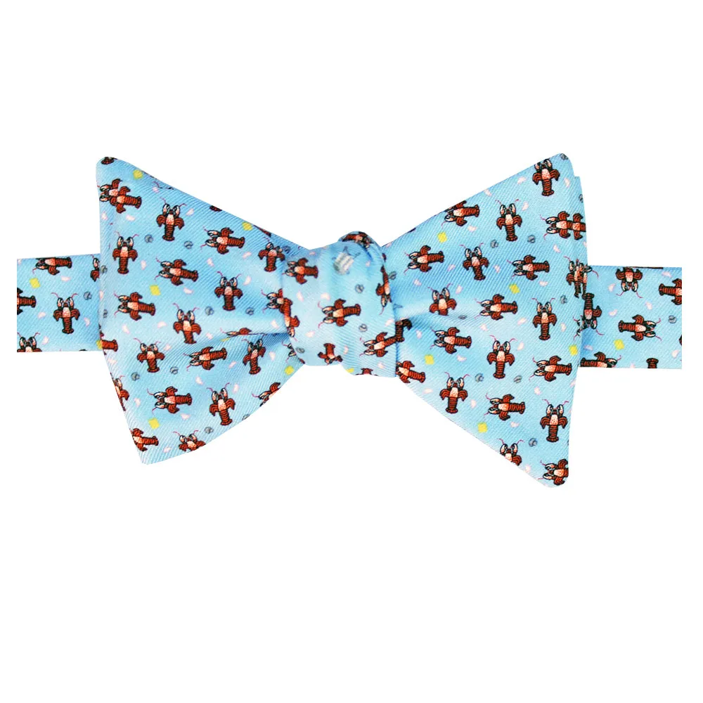 Gulf Blue Crawfish Boil Bow Tie