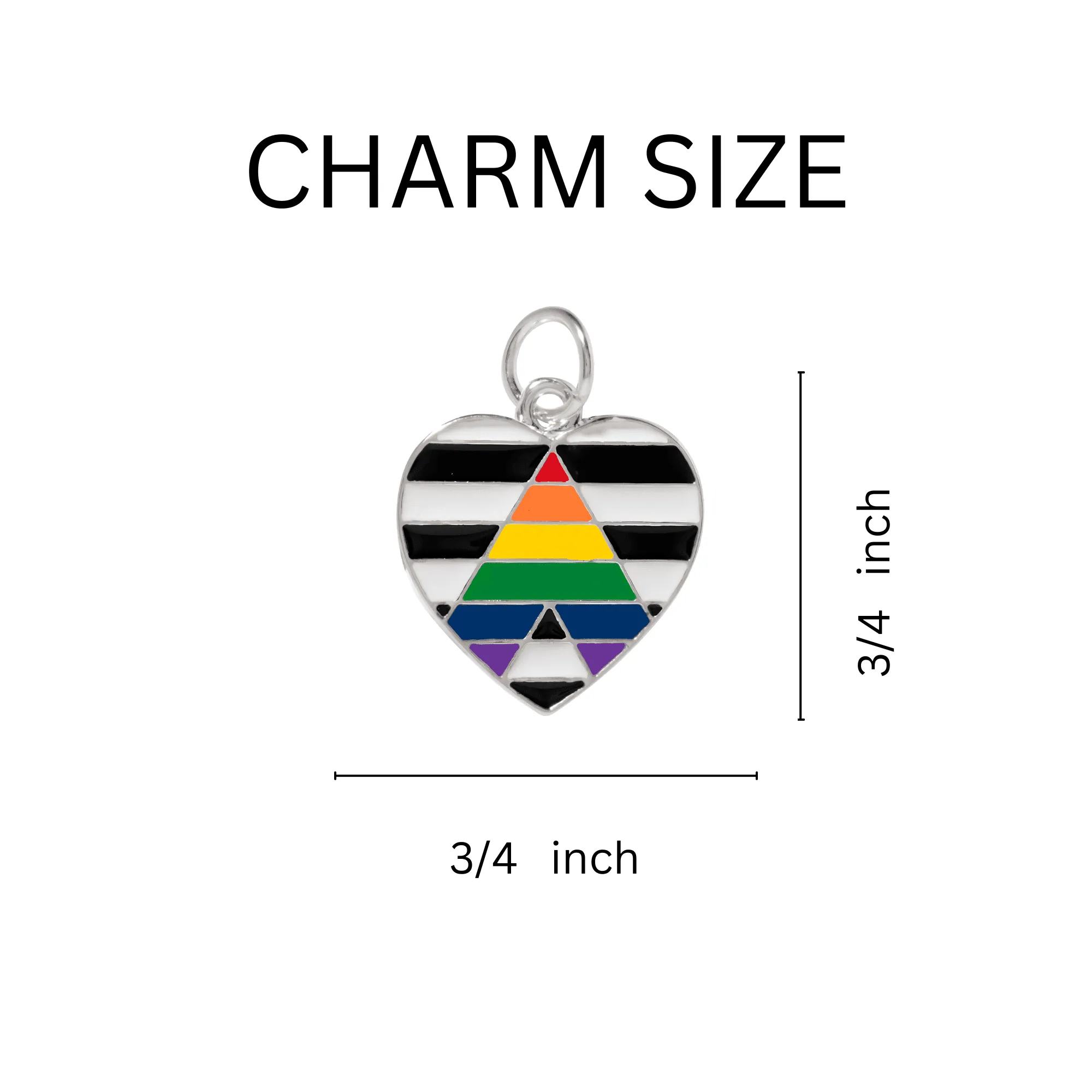 Heart Straight Ally LGBTQ Pride Necklaces