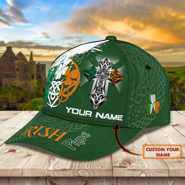 Irish Pride 3D Baseball Cap for Irish Man, Irish Woman, St. Patrick's Day Hat for Irishman