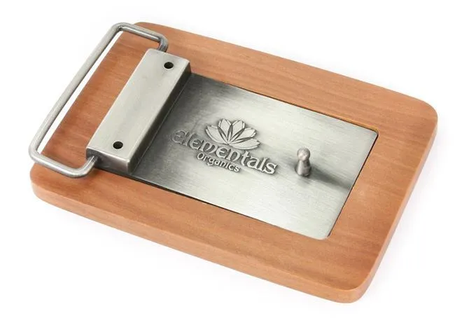 Large Wooden Belt Buckle — Choose From 6 Wood Types