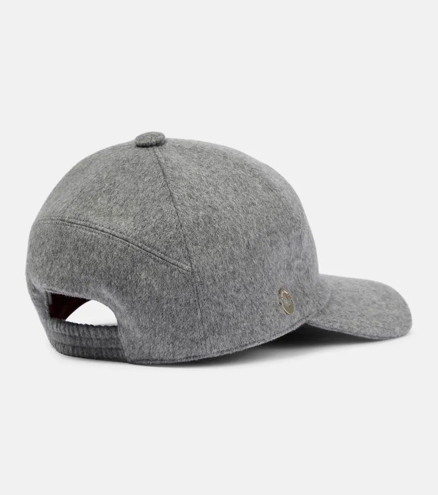 Loro Piana cashmere baseball cap, gray