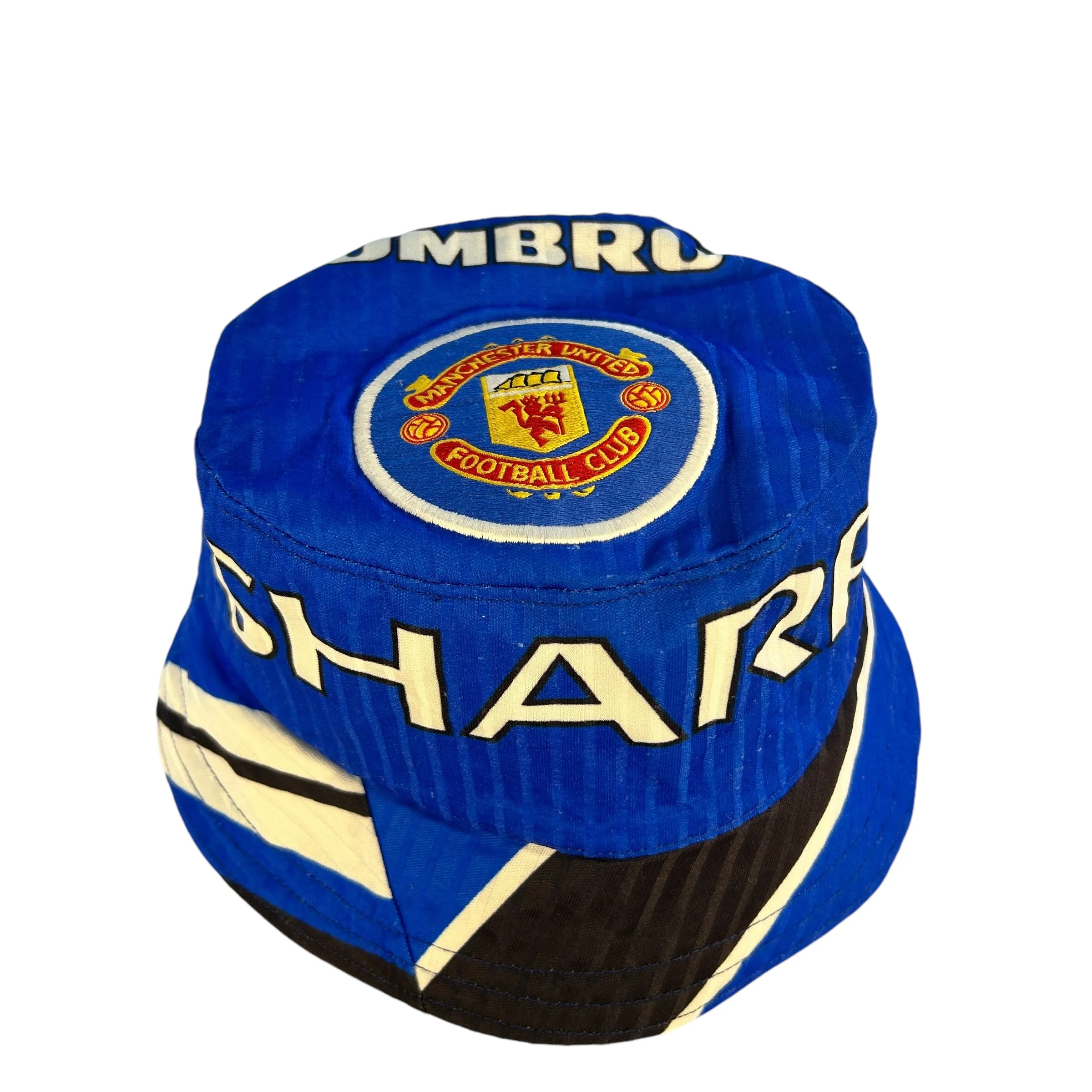 Manchester United 1996/1997 Upcycled Third Shirt Bucket Hat