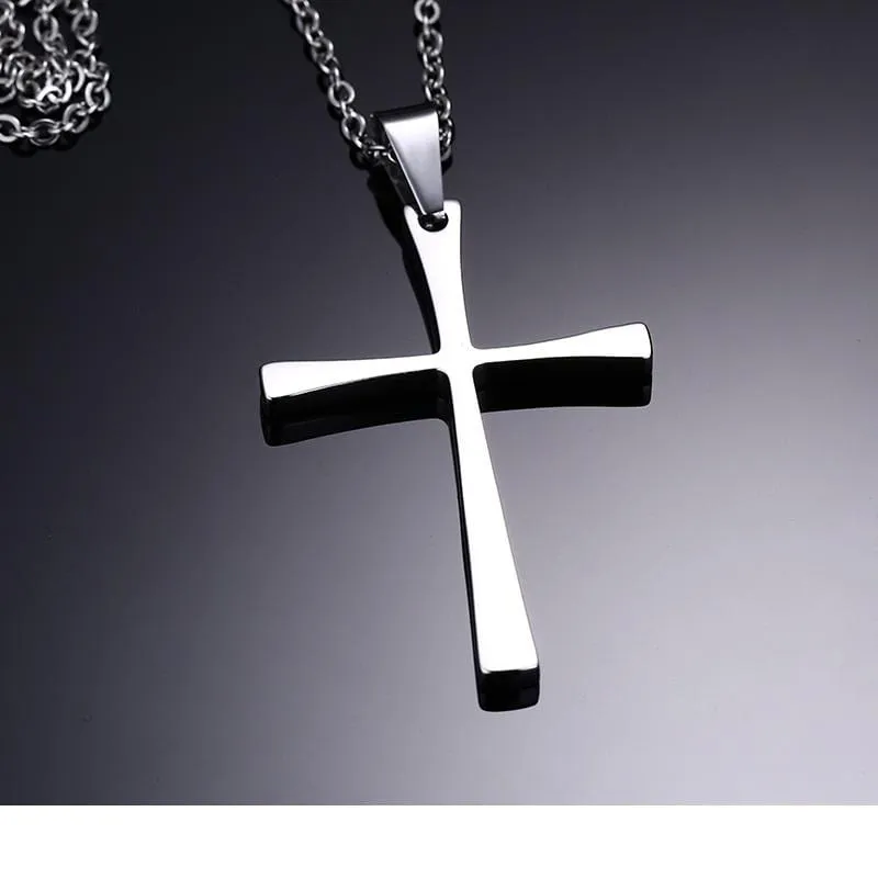 Men's Christian Necklace <br> Stainless Steel