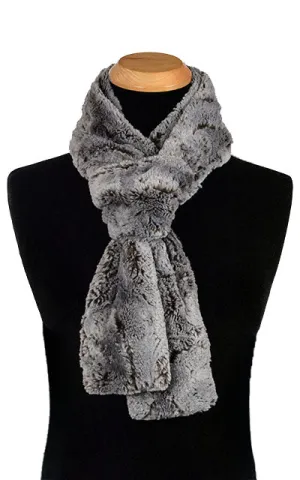 Men's Classic Scarf - Luxury Faux Fur in Giant's Causeway (Only One Skinny Scarf Left!)