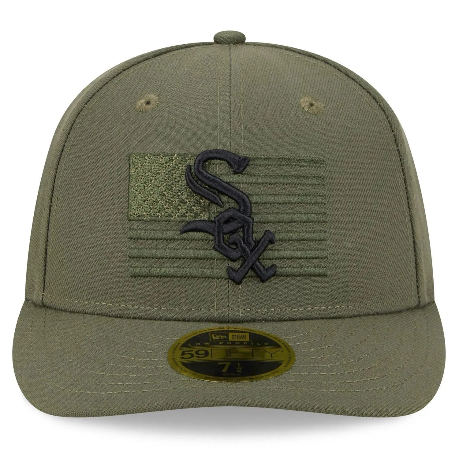 Men's New Era Green Chicago White Sox 2023 Armed Forces Day Cap Low Profile 59FIFTY fitted hat