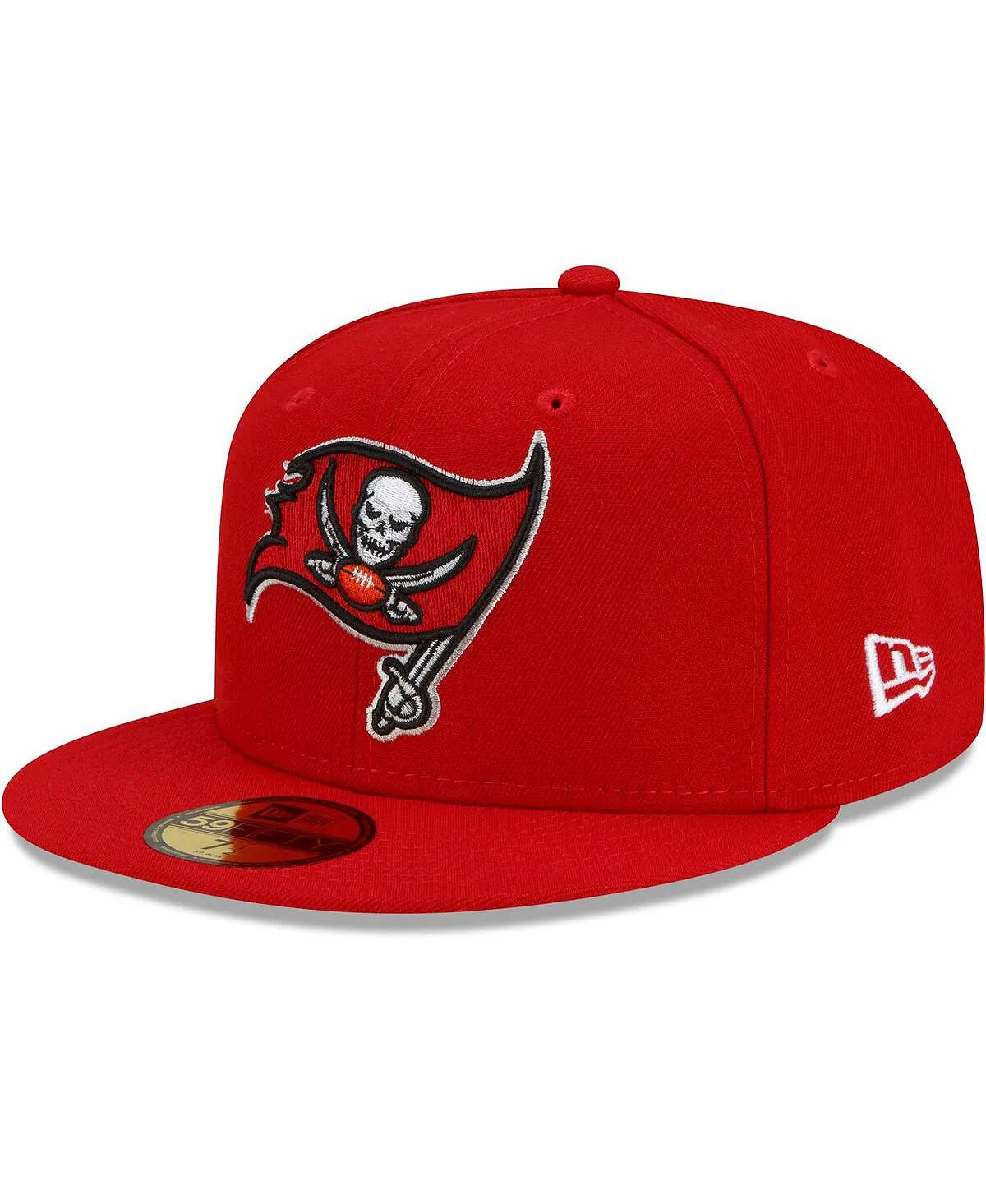 Men's Red Fitted Cap Tampa Bay Buccaneers Patch Up Super Bowl XXXVII 59FIFTY New Era