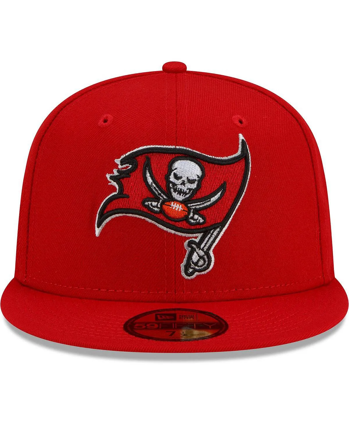 Men's Red Fitted Cap Tampa Bay Buccaneers Patch Up Super Bowl XXXVII 59FIFTY New Era