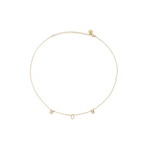 Mom Space Necklace, Gold