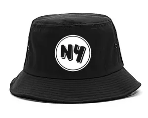 NY Circle Chest Logo Bucket Hat