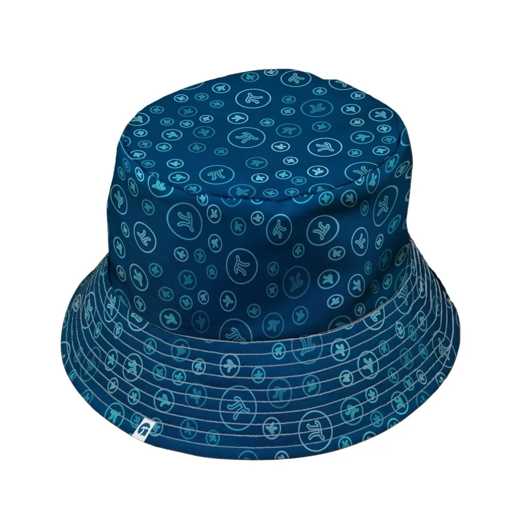 Pi 3.14 Math Blue Bucket Hat