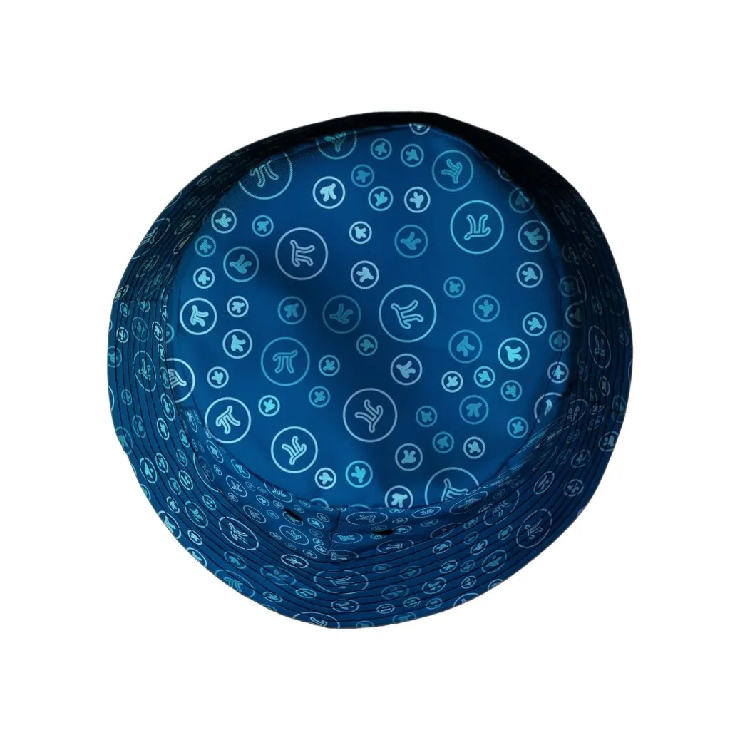 Pi 3.14 Math Blue Bucket Hat