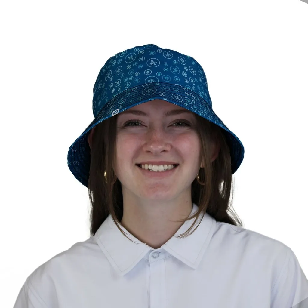 Pi 3.14 Math Blue Bucket Hat