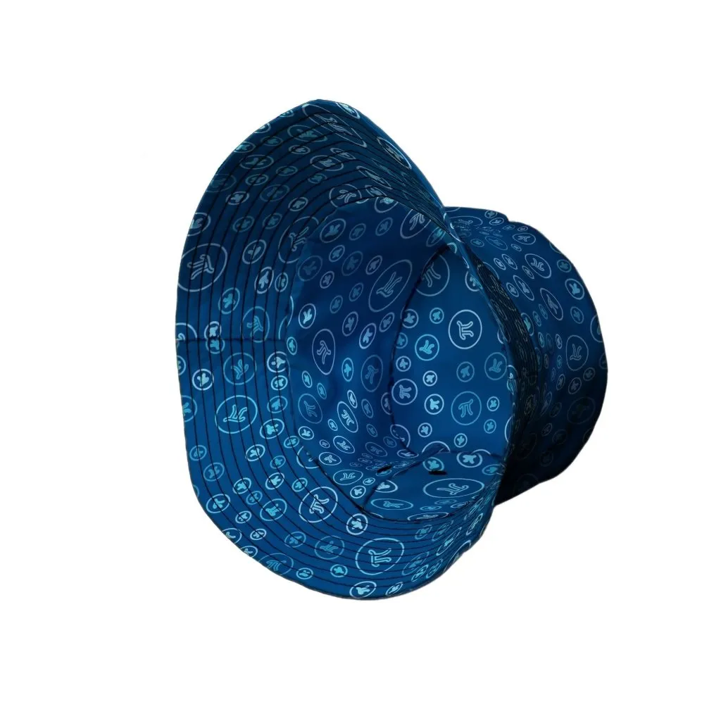 Pi 3.14 Math Blue Bucket Hat