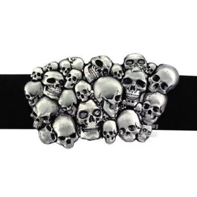 Pile of Skulls Belt Buckle