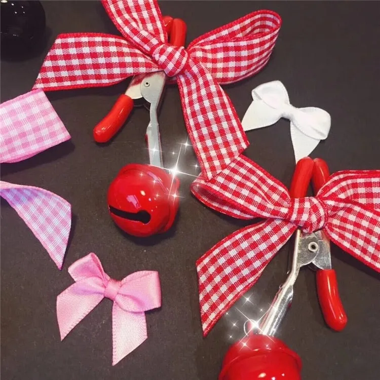 Plaid Babydoll Nipple Clamps