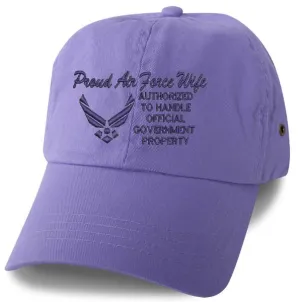 Proud Air Force Wife Ball Cap