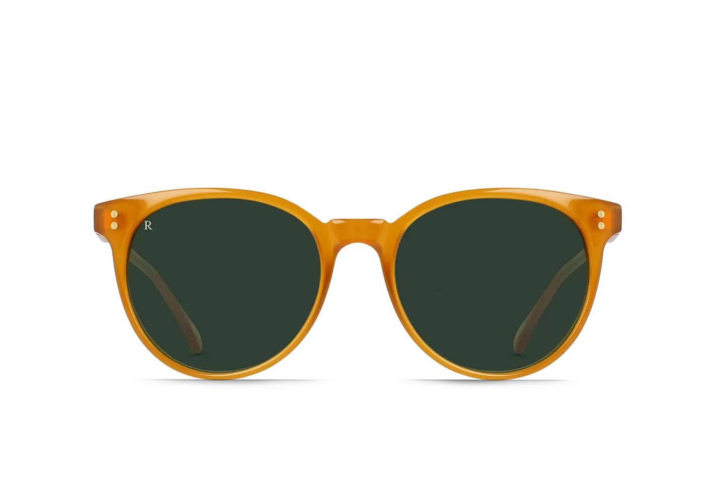 Raen Norie Cat-Eye Handmade Sunglasses - Honey/Bottle Green