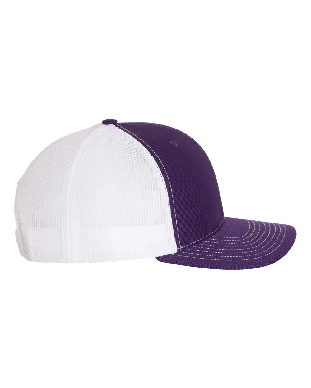 Richardson 112 Trucker Hat - Purple / White