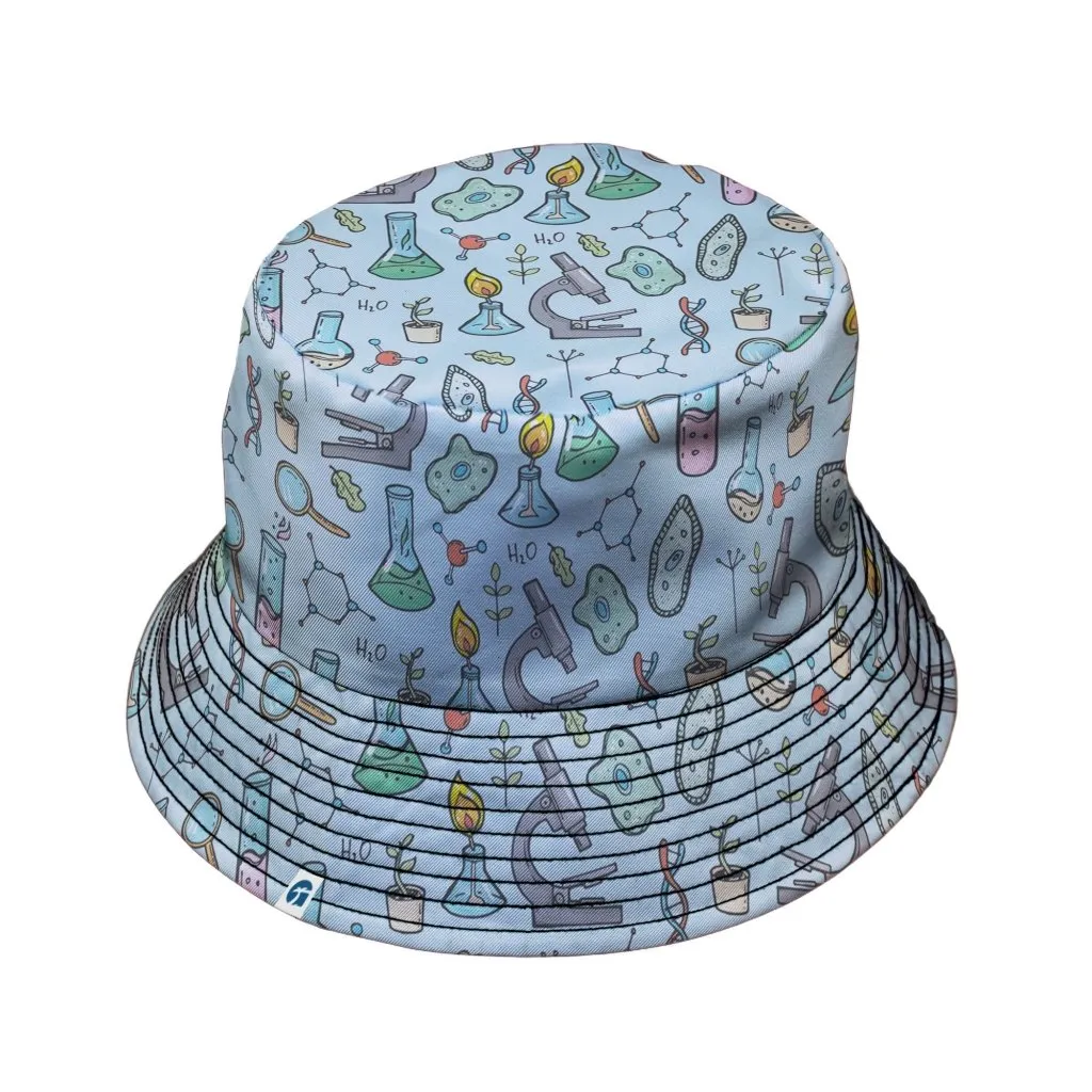 Science Bioengineer Germanation Sky Blue Bucket Hat