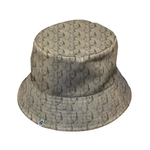 Shakespeare Tan Monochrome Bucket Hat