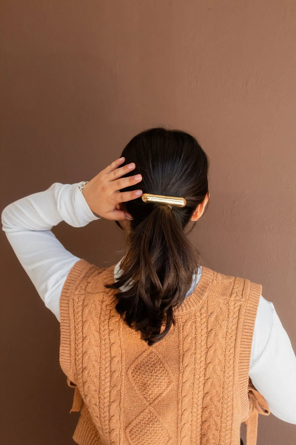 Smooth Metal Barrette