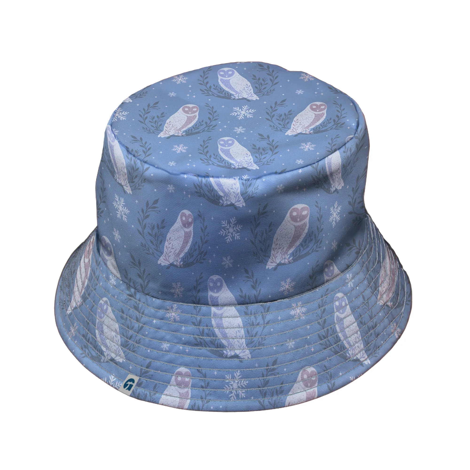 Snow Owl Moon Bucket Hat