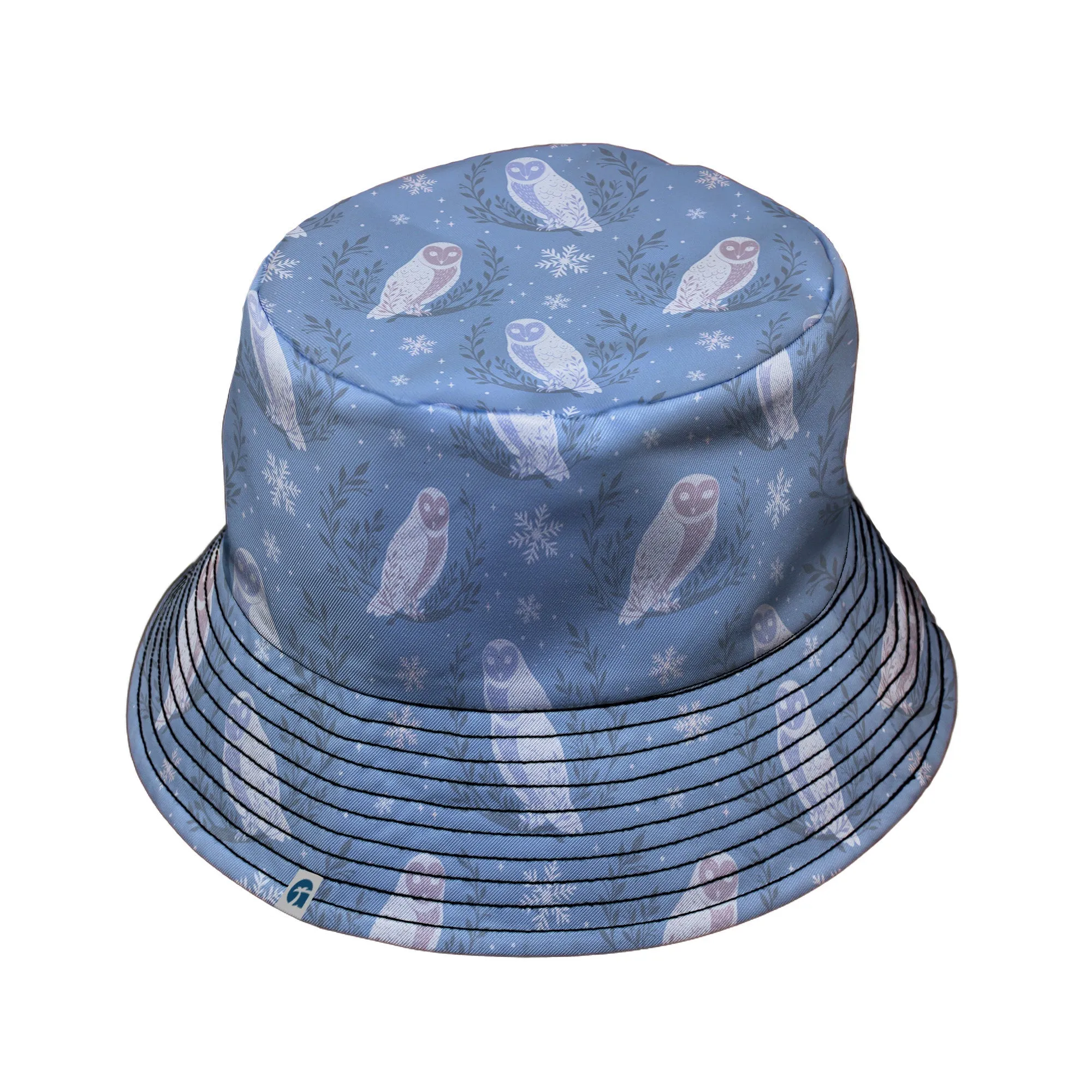 Snow Owl Moon Bucket Hat