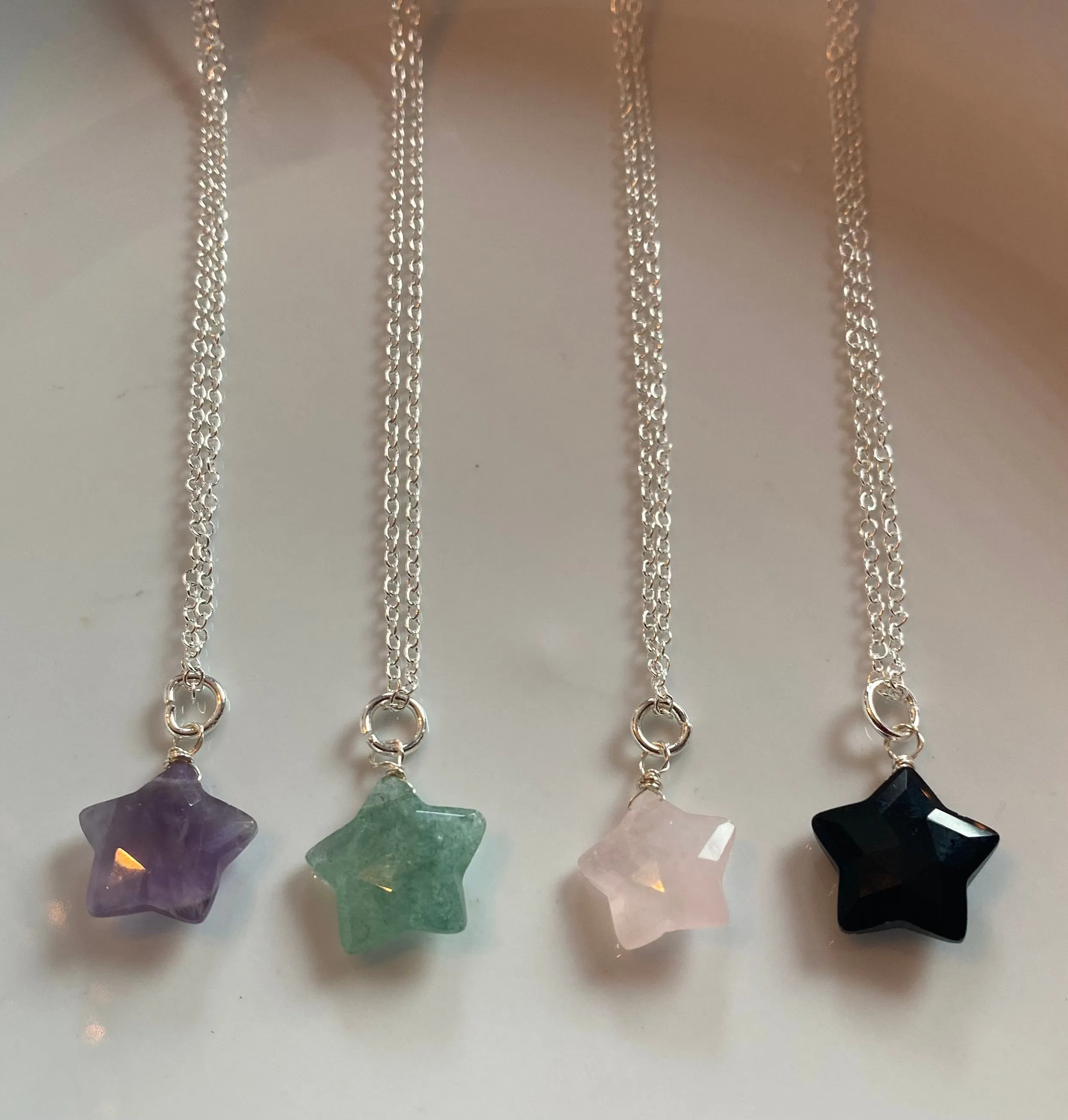 Star Gemstone Necklaces