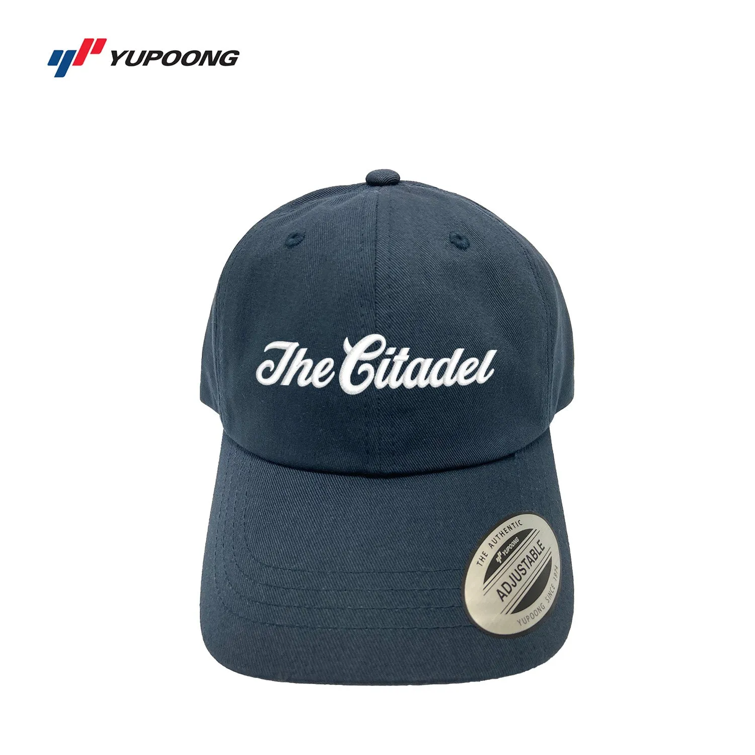 The Citadel, Script, Yupoong Adult Low-Profile Cotton Twill Dad Cap