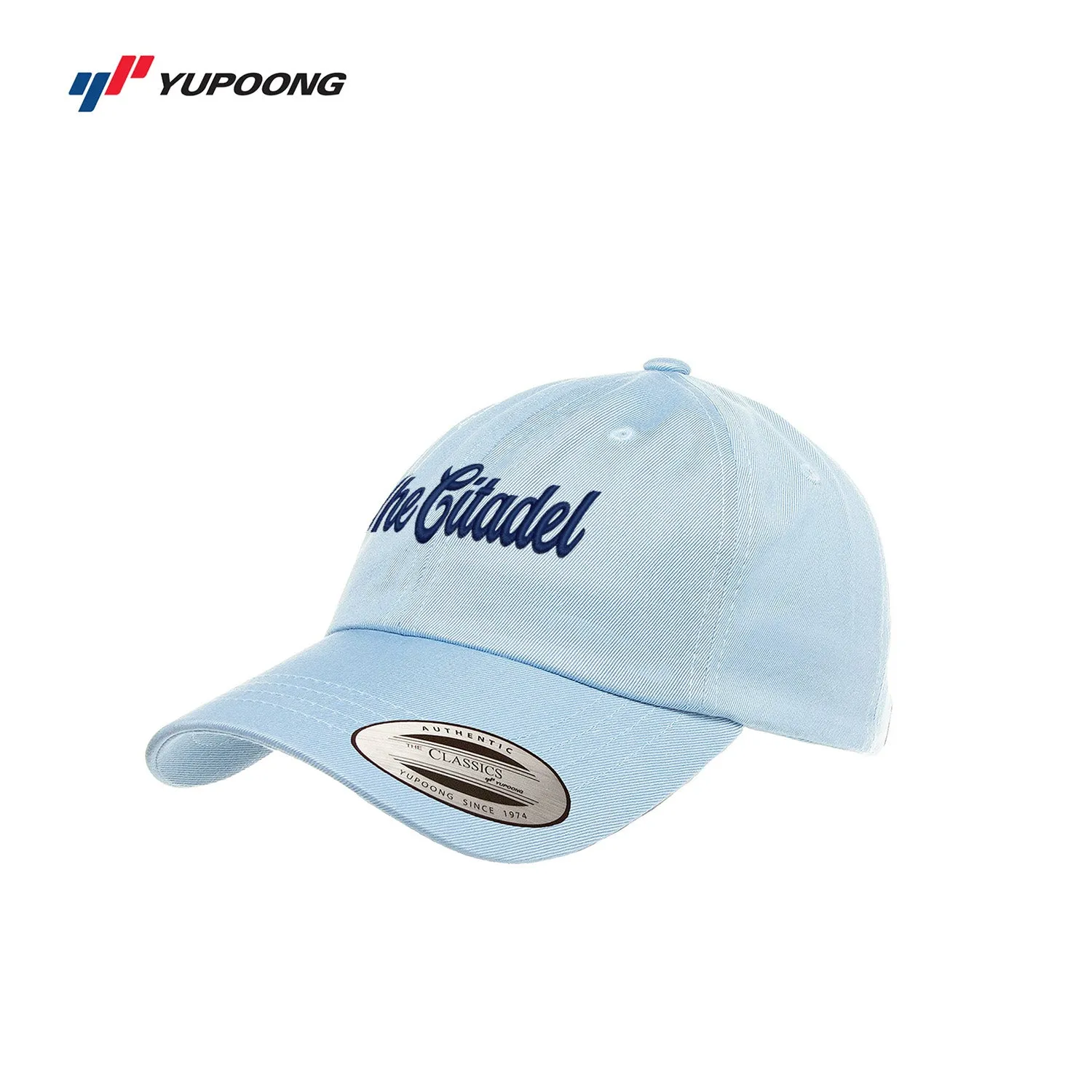 The Citadel, Script, Yupoong Adult Low-Profile Cotton Twill Dad Cap