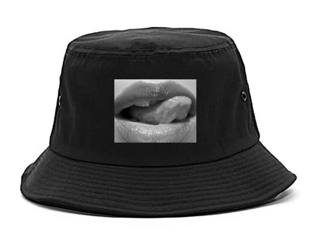 Togue Licking Lips Bucket Hat